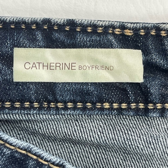 Kut from the Kloth Catherine Boyfriend Dark Wash Straight Leg Jeans Size 8 - Picture 10 of 13